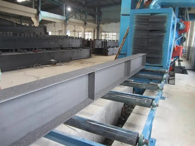 柳州自动输送重型工件喷砂机及其应用