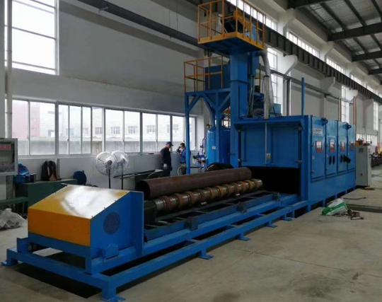 柳州喷砂机在管道除锈中的现场施工应用