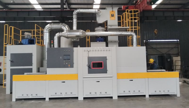 柳州输送式喷砂机 适配流水线生产需求