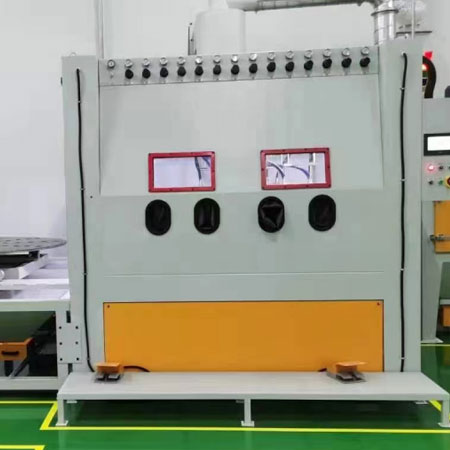 柳州高效生产，从箱体手动喷砂机开始，提升零部件质量